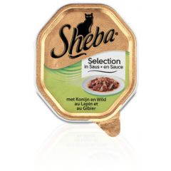 Sheba Selection Konijn&Wild 85 Gram