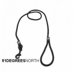51 - Wanderful - Leash - Nylon - Rope - Black - 12,5mm