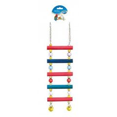 Duvo vogelspeelgoed ladder kralen 42cm