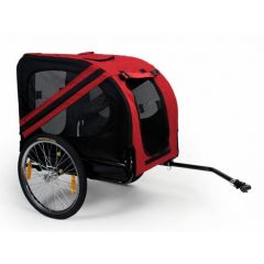 Pet trailer small Red/black 59x43x52