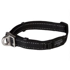 Rogz safety halsband zwart M 16mm