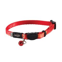 Rogz Kitten Halsband Red Fishbone