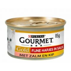 Gourmet Gold Zalm & Kip 85 GR p.st