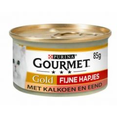 Gourmet Gold Kalkoen & Eend 85 GR p.st.