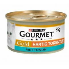 Gourmet gold hartig torentje tonijn 85gr