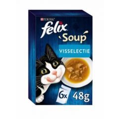 Felix soup vis selectie 6x48gram