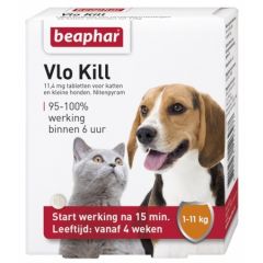 Beaphar vlo kill + hond en kat tot 11 kg
