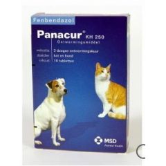 Panacur KH 500mg hond/kat 10 tabletten