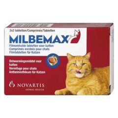 Milbemax Kat 2-12 KG 4 Tabletten