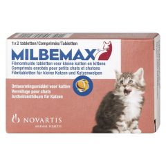 Milbemax Kat 0,5 - 2 KG 2 Tabletten