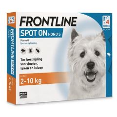 Frontline Hond S 3+1 pip tot 10 KG