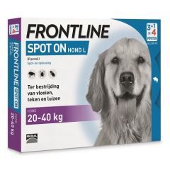 Frontline Hond L 3+1 pip 20 - 40 KG