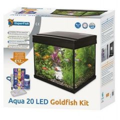 Aqua goldfish kit led zwart 20 liter