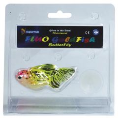 Aqua deco fluo goldfish butterfly