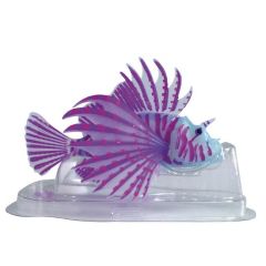 Aqua deco fluo lionfish blauw